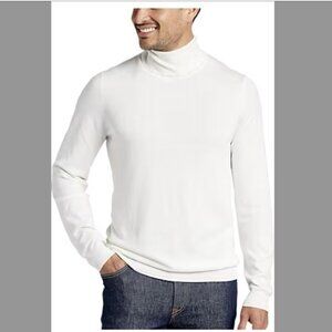 Michael Strahan Modern Fit Turtleneck Sweater   colour: Ivory